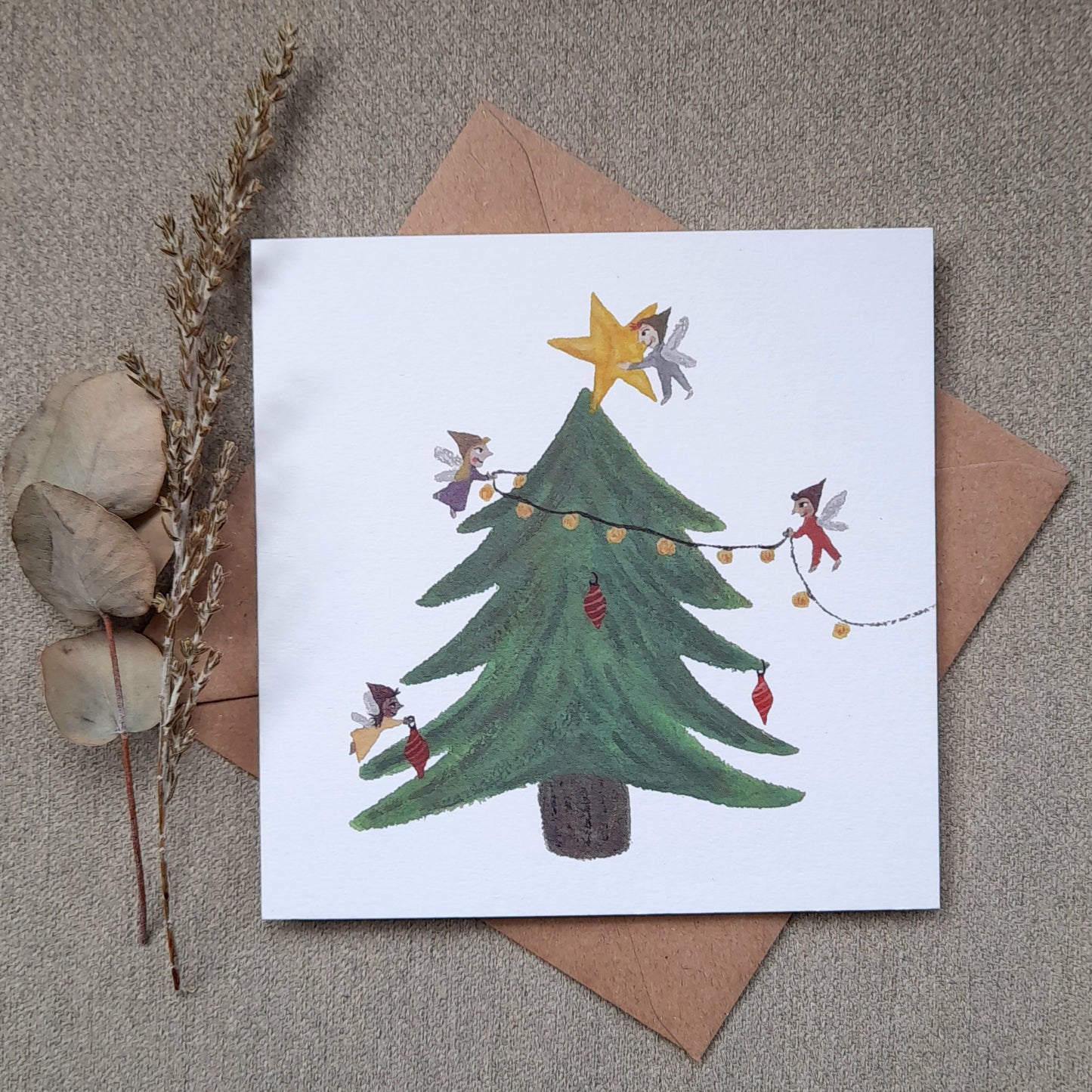 A selection of 5 Christmas Cards