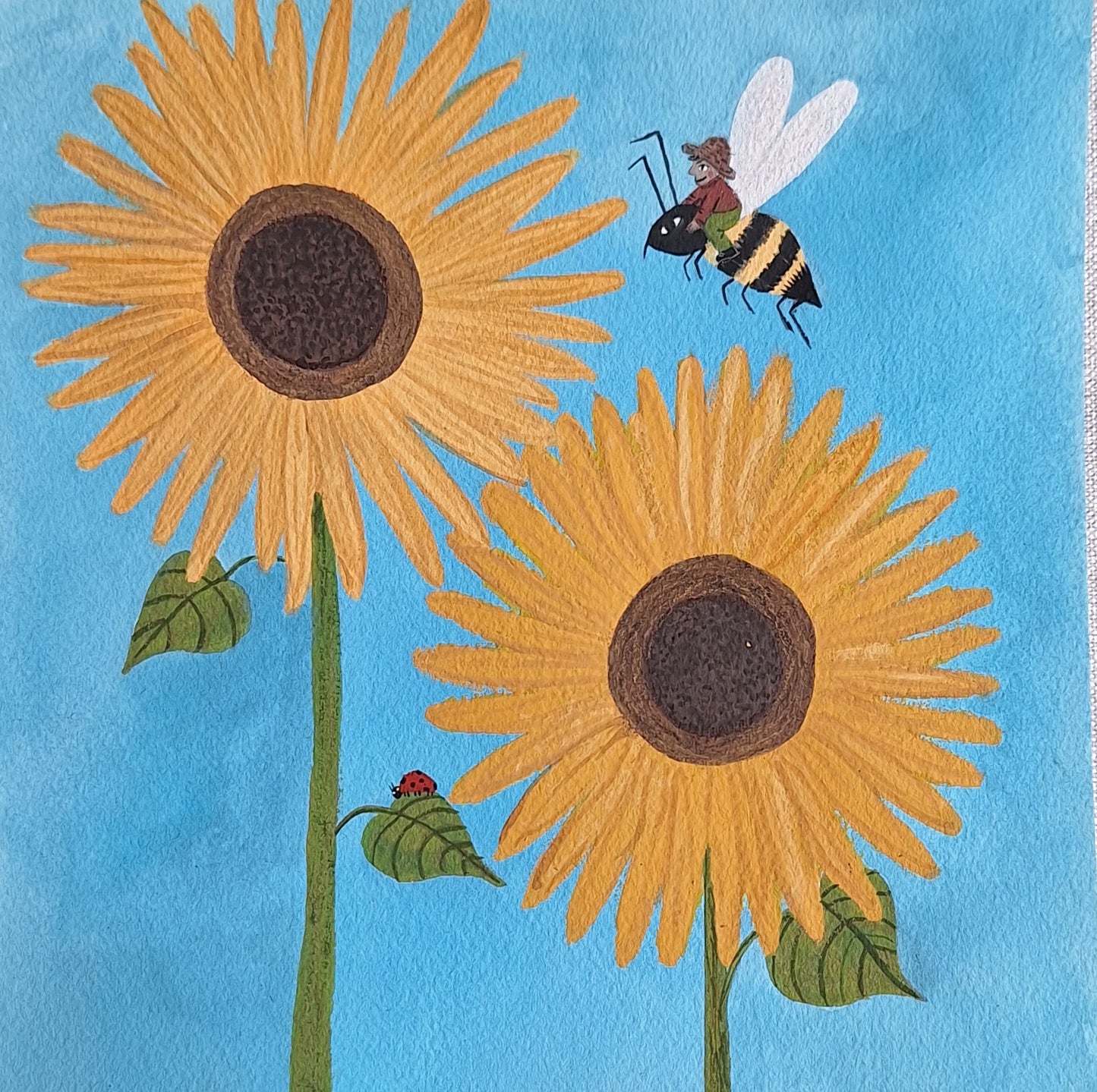 Worker Bee Greetings Card