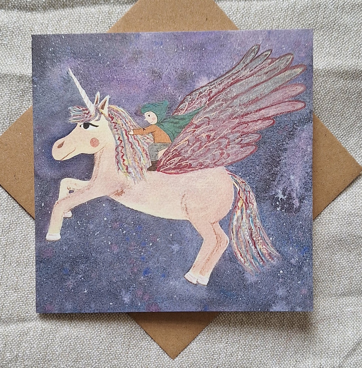 Pegasus Greetings card