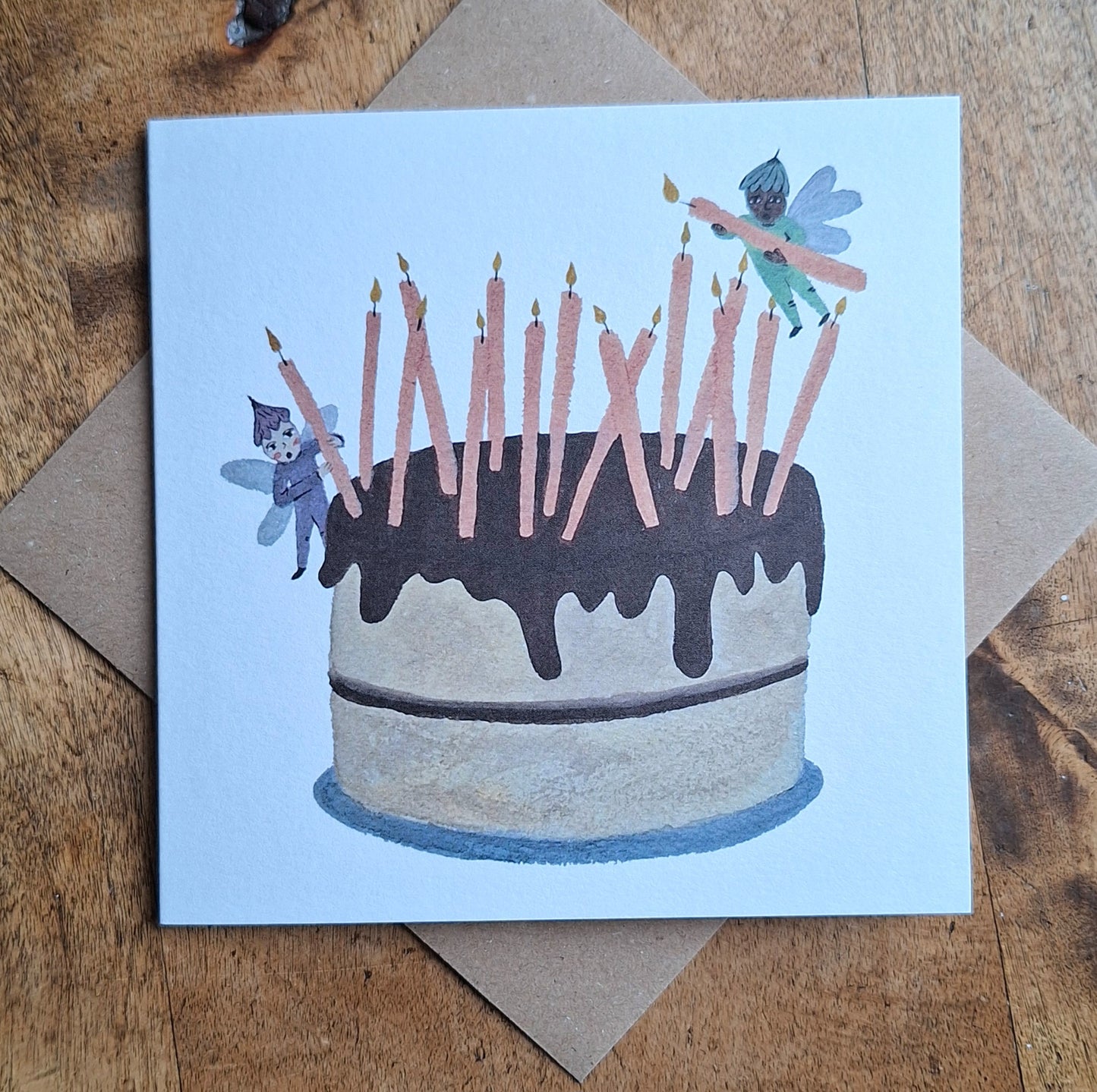 Too Many Candles Greetings Card