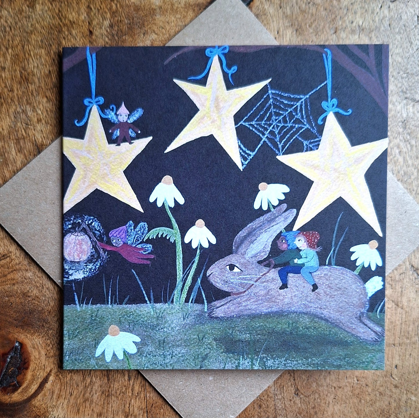 Follow Me Greetings Card