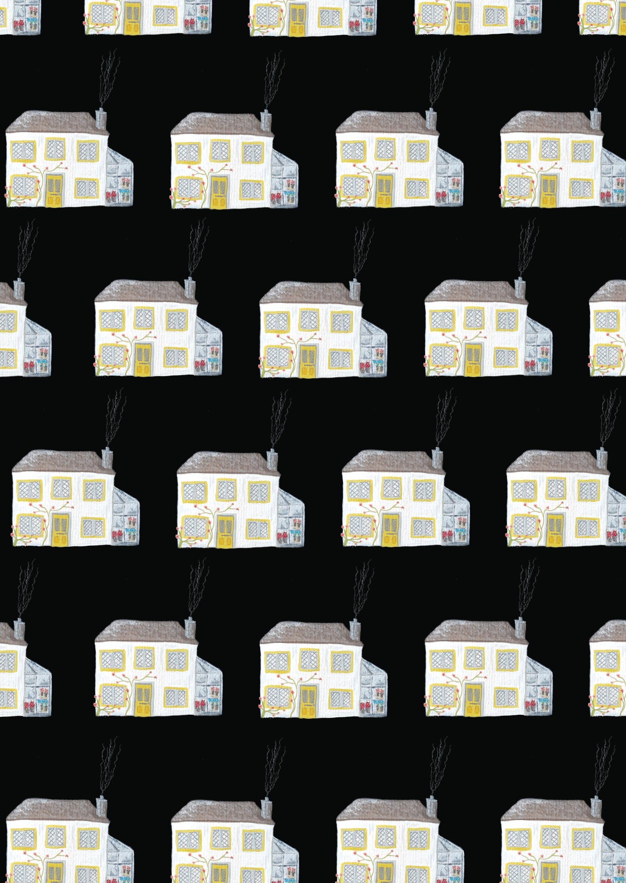 Artists Cottage Wrapping paper Sheet