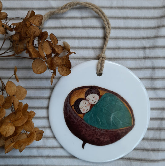 Acorn Twins Ceramic decoration