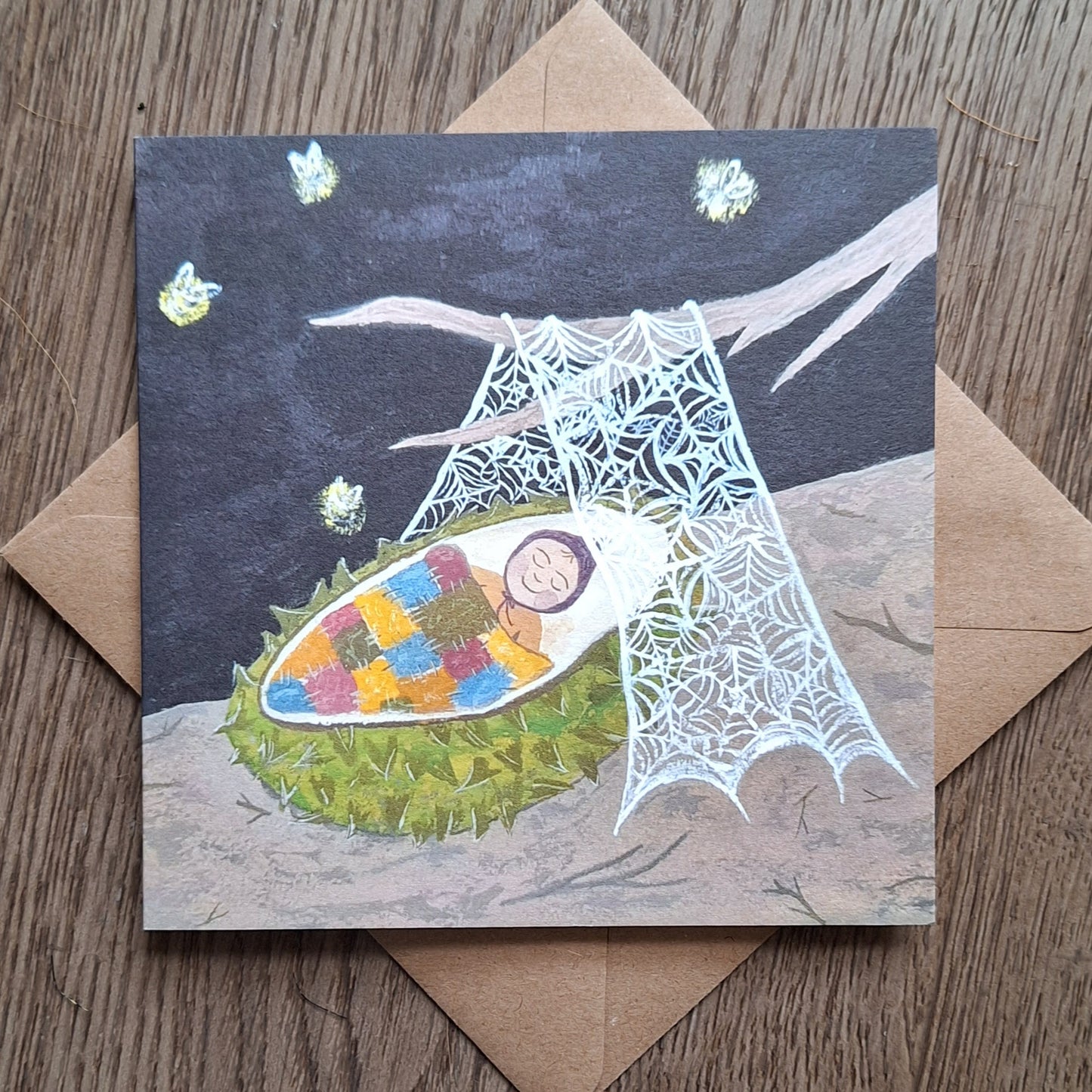 Conker Baby Greetings Card