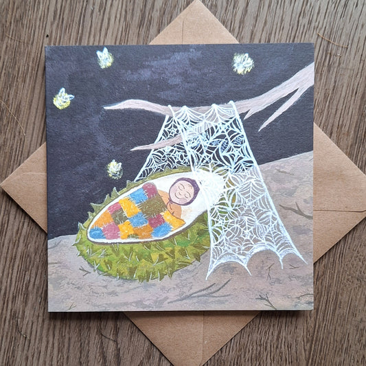 Conker Baby Greetings Card