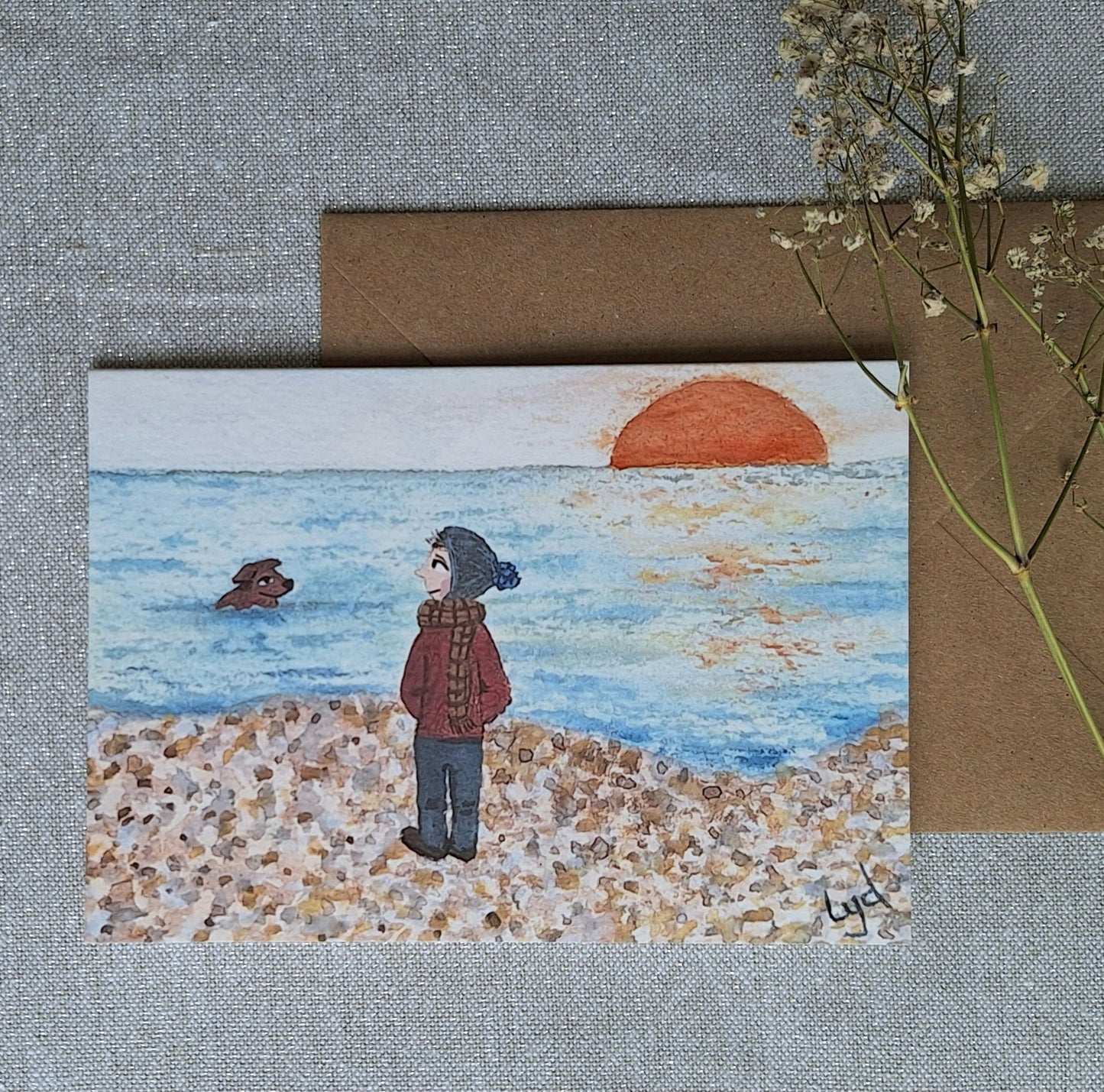 Beach Days Greetings card