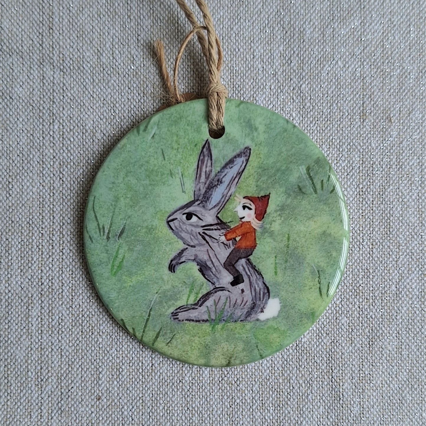 Bunny Friend Ceramic decoration