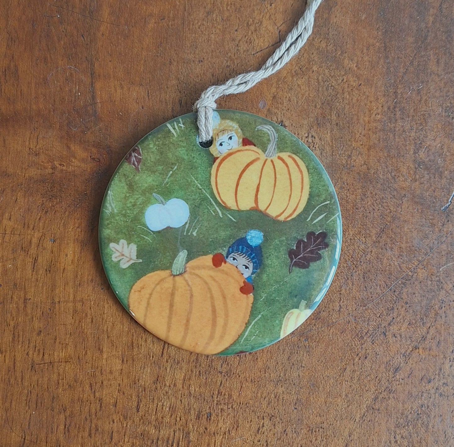 Pumpkin Patch ceramic decoration