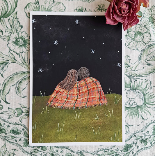 Cold Starlight A5 art print