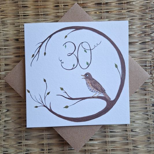 Age 30 Greetings Card