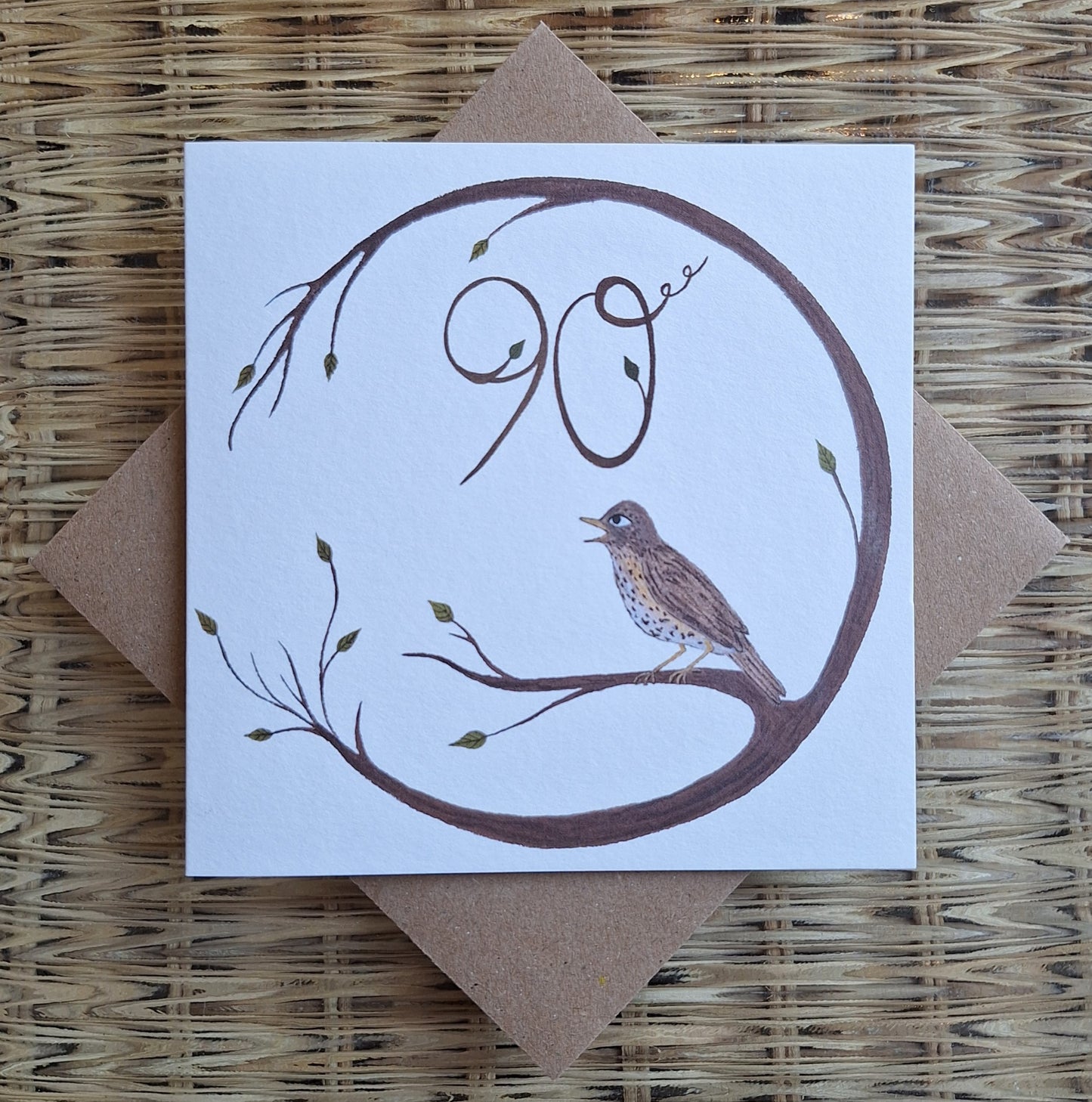 Age 90 Greetings Card