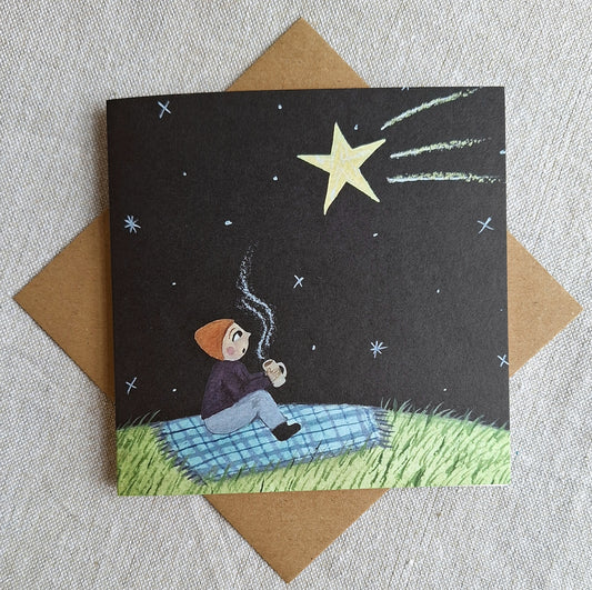 Stargazer Greetings Card