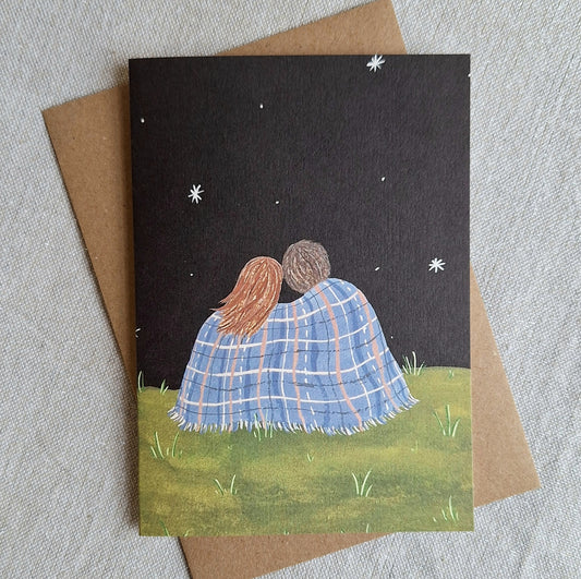 Cold Starlight II Greetings Card