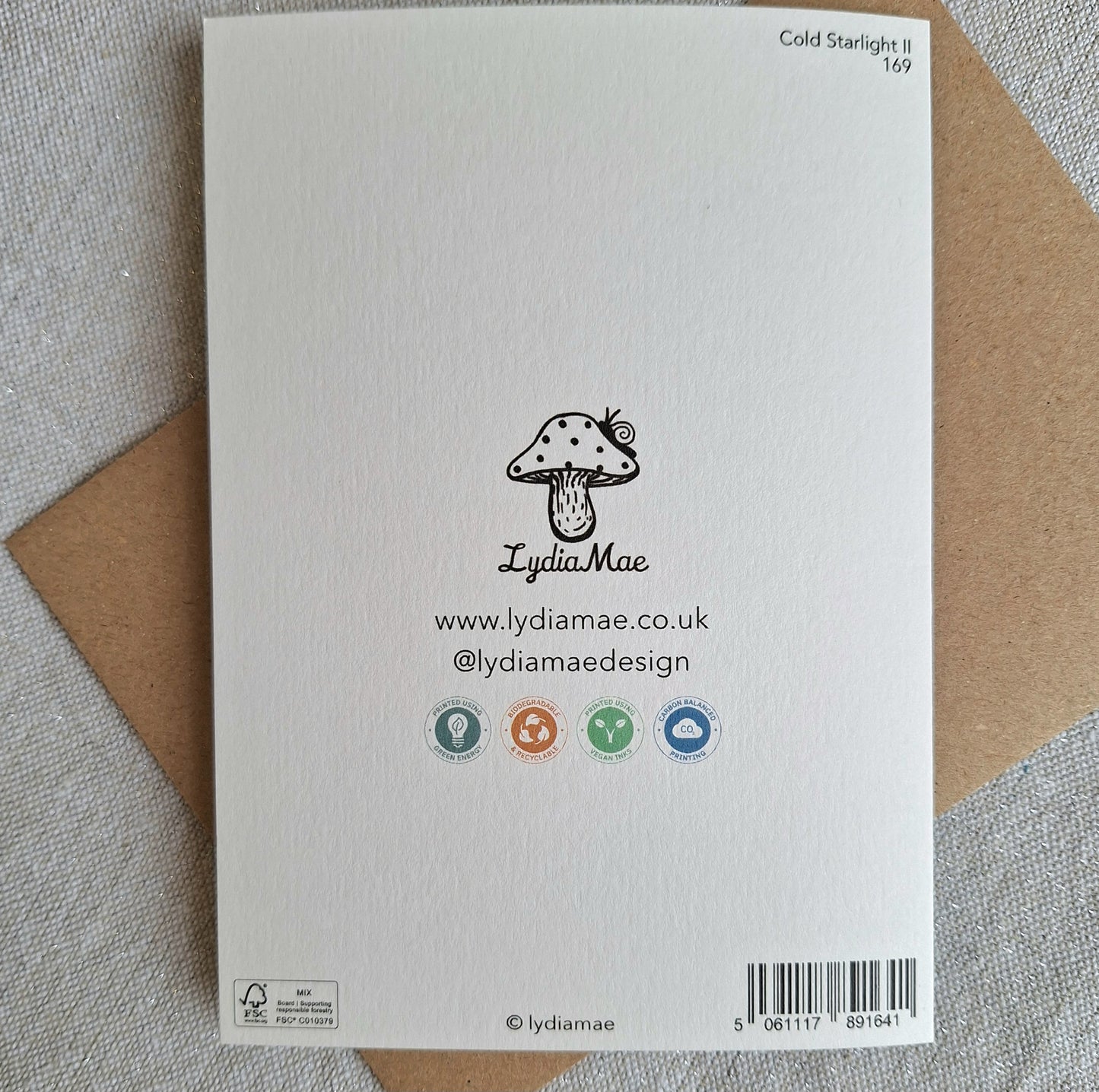 Cold Starlight II Greetings Card