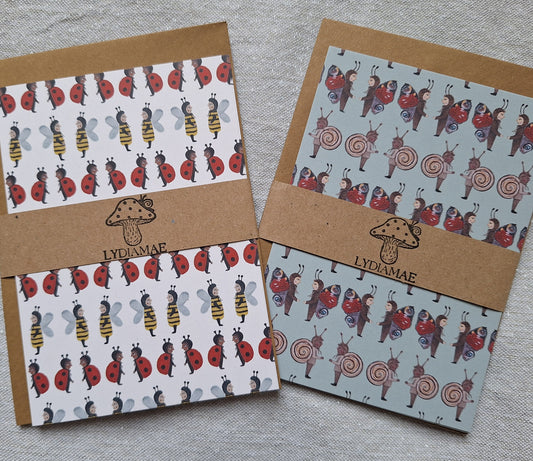 Pack of 4 Notecards with envelopes