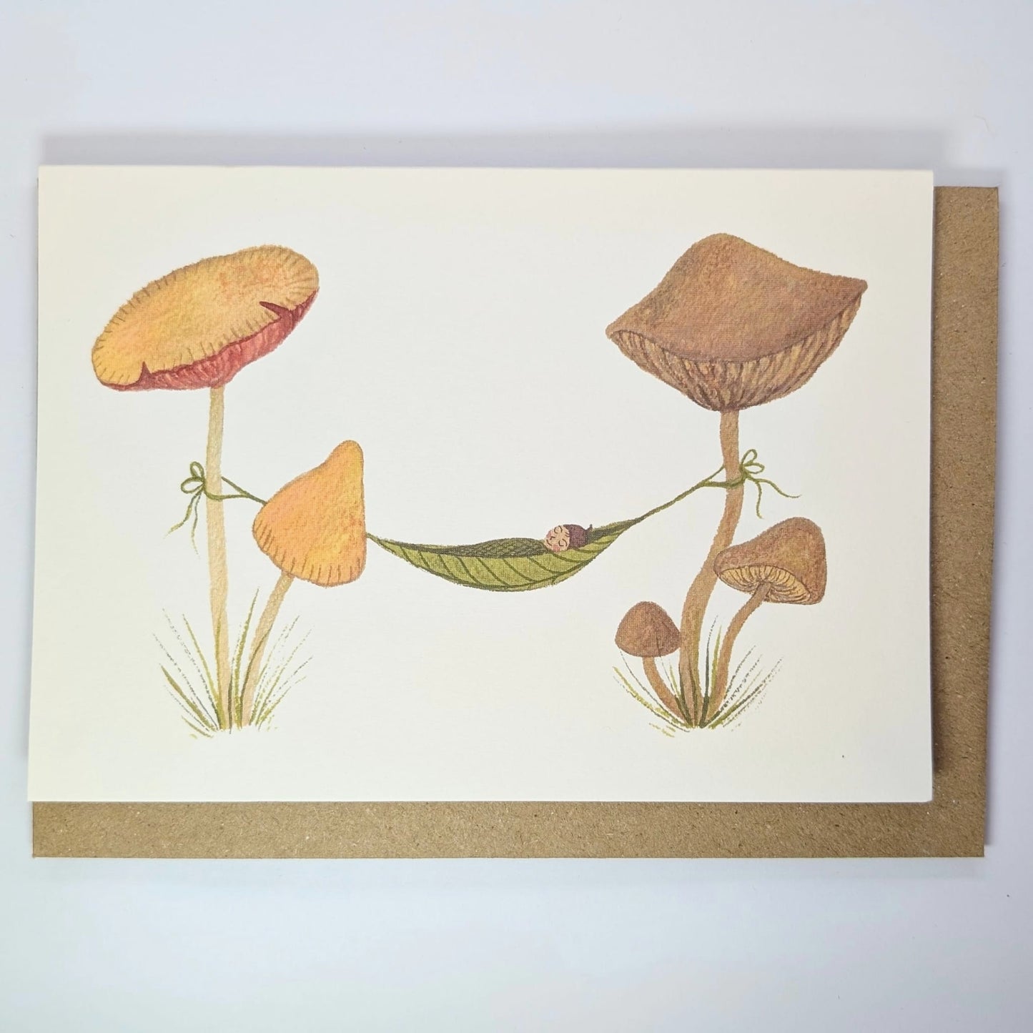 Mushroom Baby Greeting card | New arrival | Baby Shower | Gender neutral