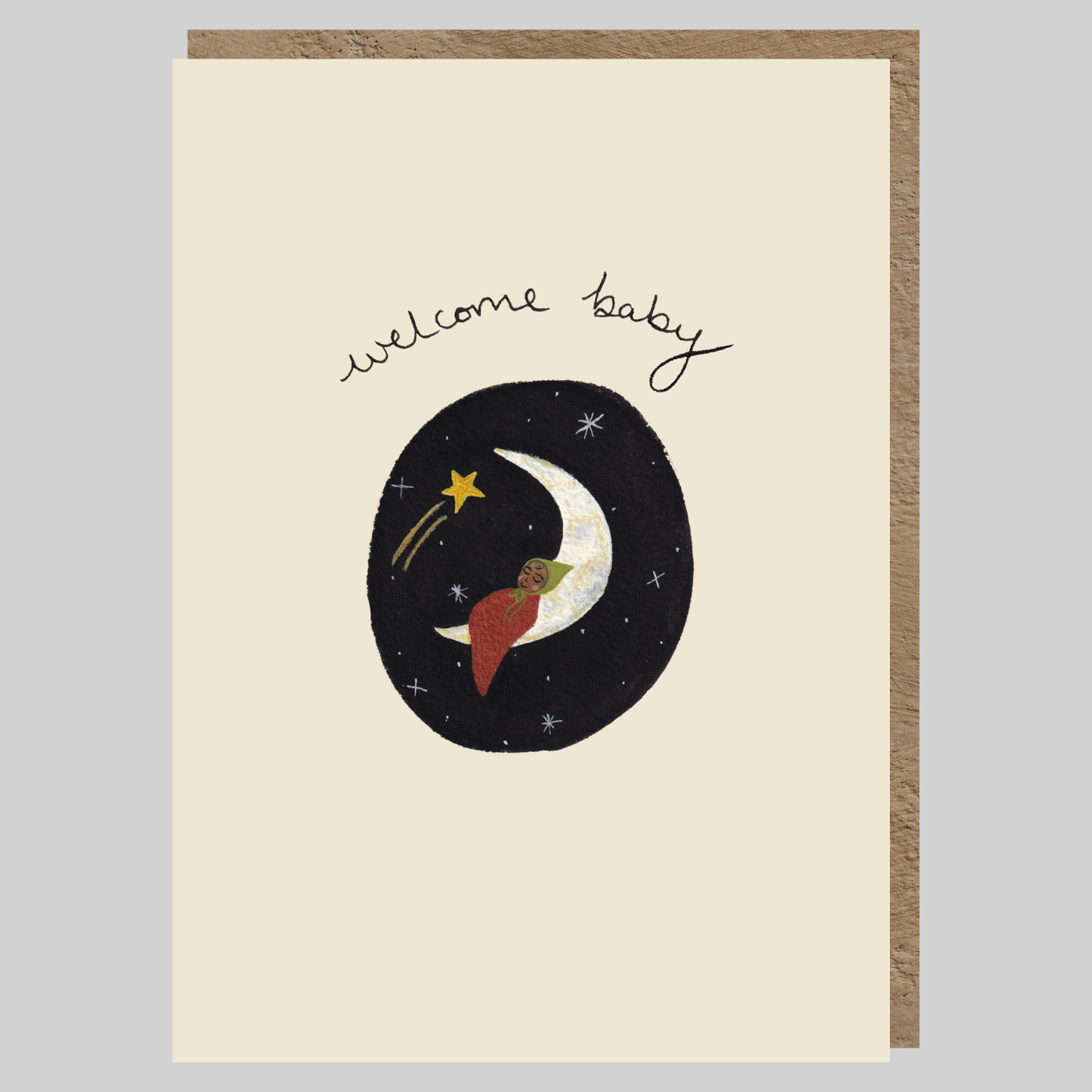 Welcome Baby II Greeting Card | New Baby | Announcement