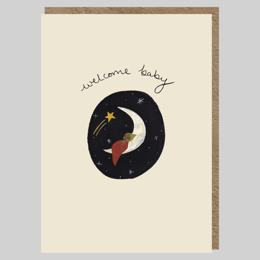 Welcome Baby II Greeting Card | New Baby | Announcement