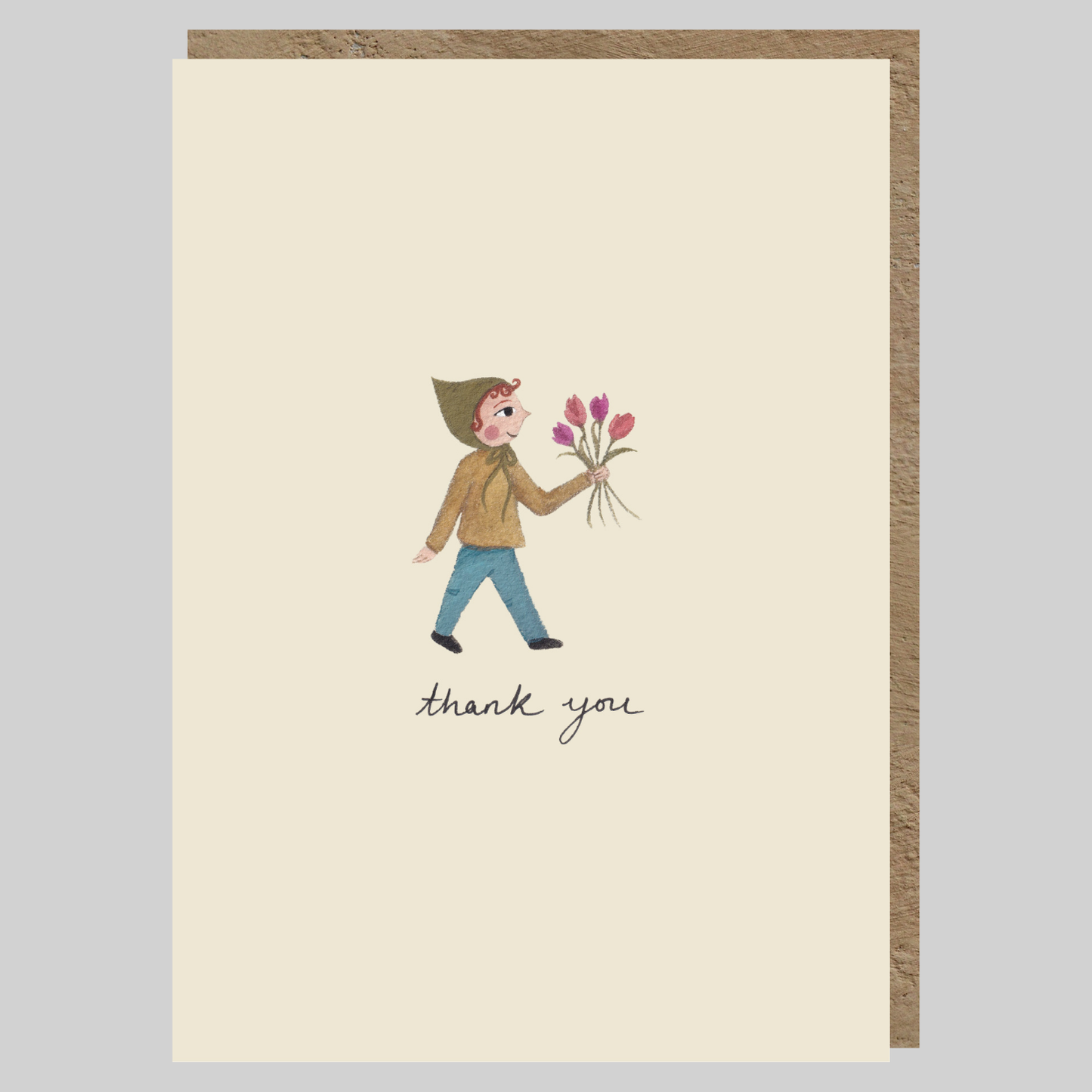 Thank You Tulips Greetings Card | Thanks