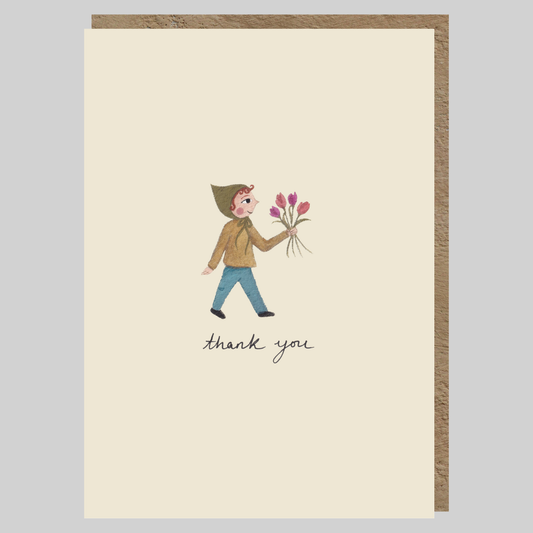 Thank You Tulips Greetings Card | Thanks