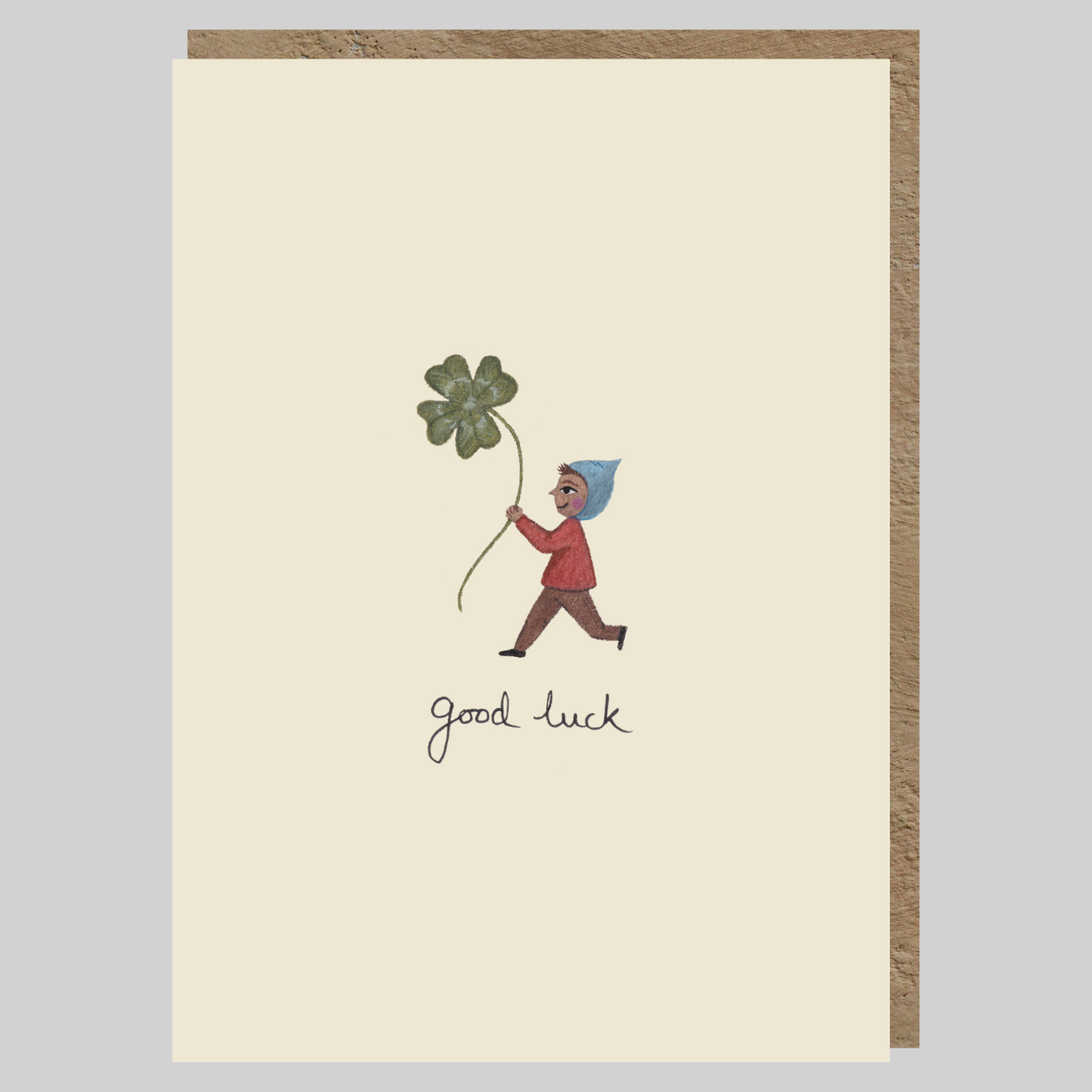 Good Luck Clover Greeting Card | Best Wishes