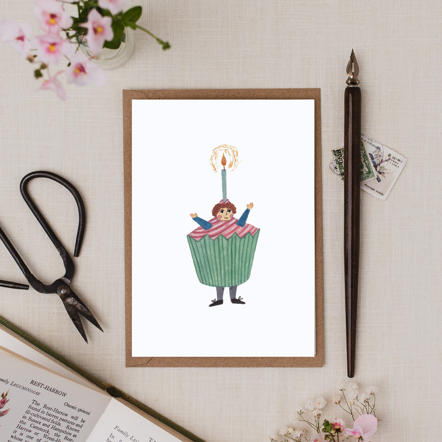 Cake Child Greeting Card | Happy Birthday | Celebrate