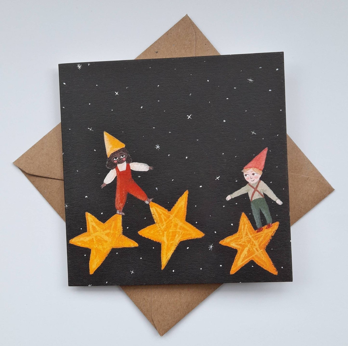 Star Jump Greetings Card