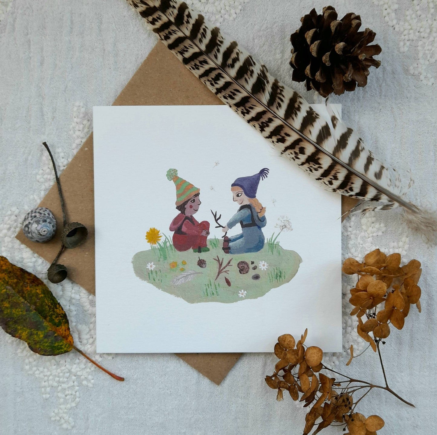 Nature Treasures Greetings card