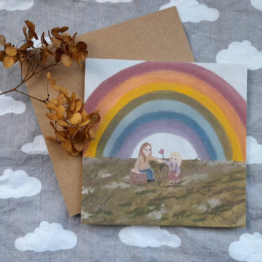 Under the Rainbow Greetings Card