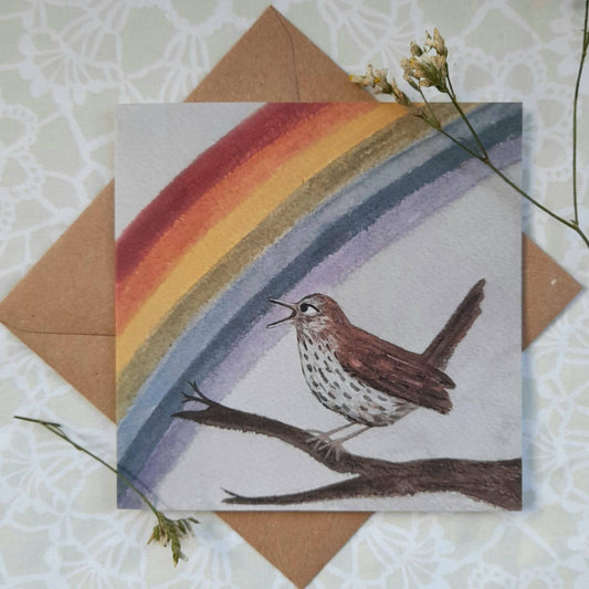 Rainbow Song greetings card